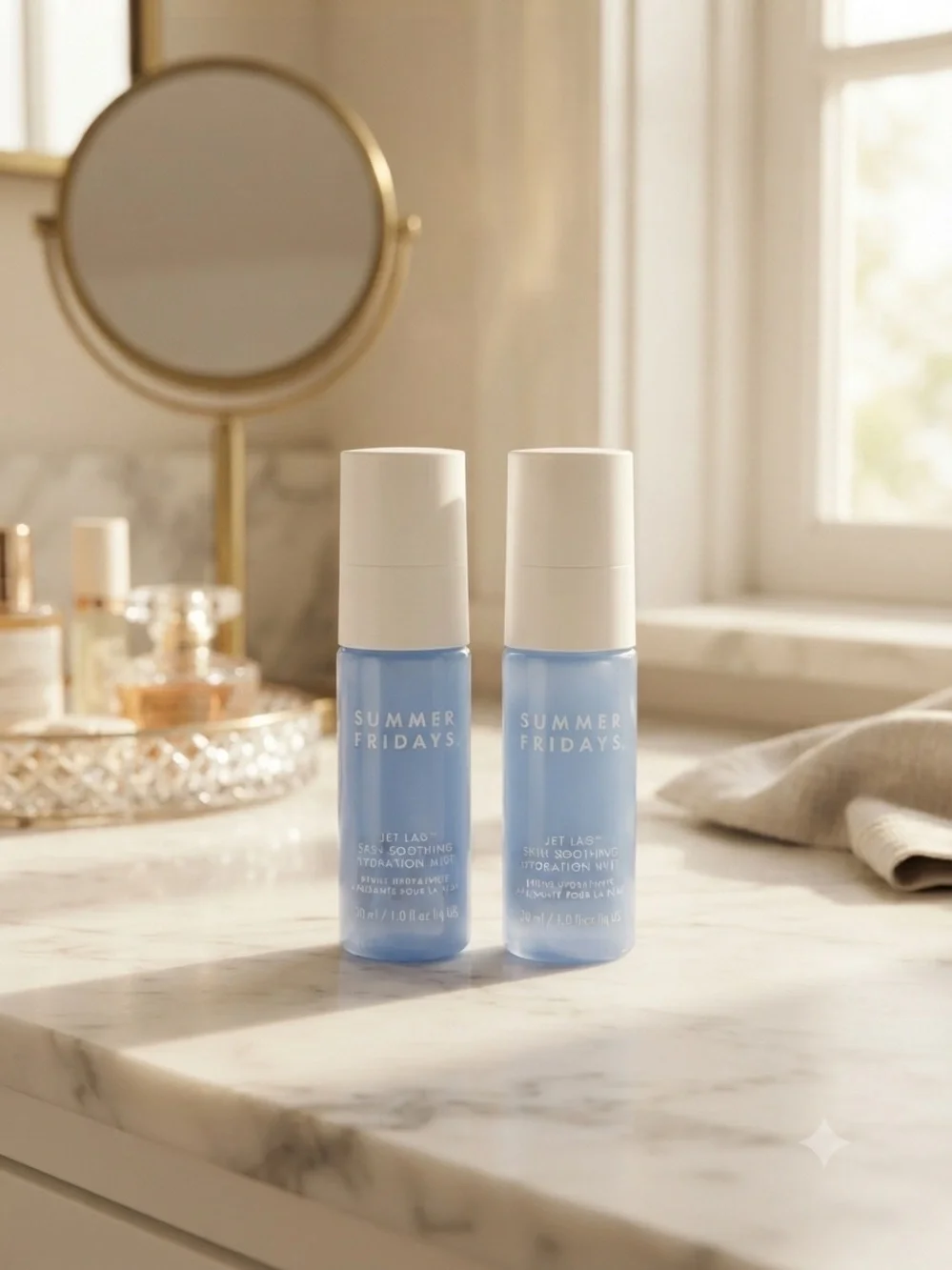 Summer Fridays Hydration Face Mist Duo in Blue